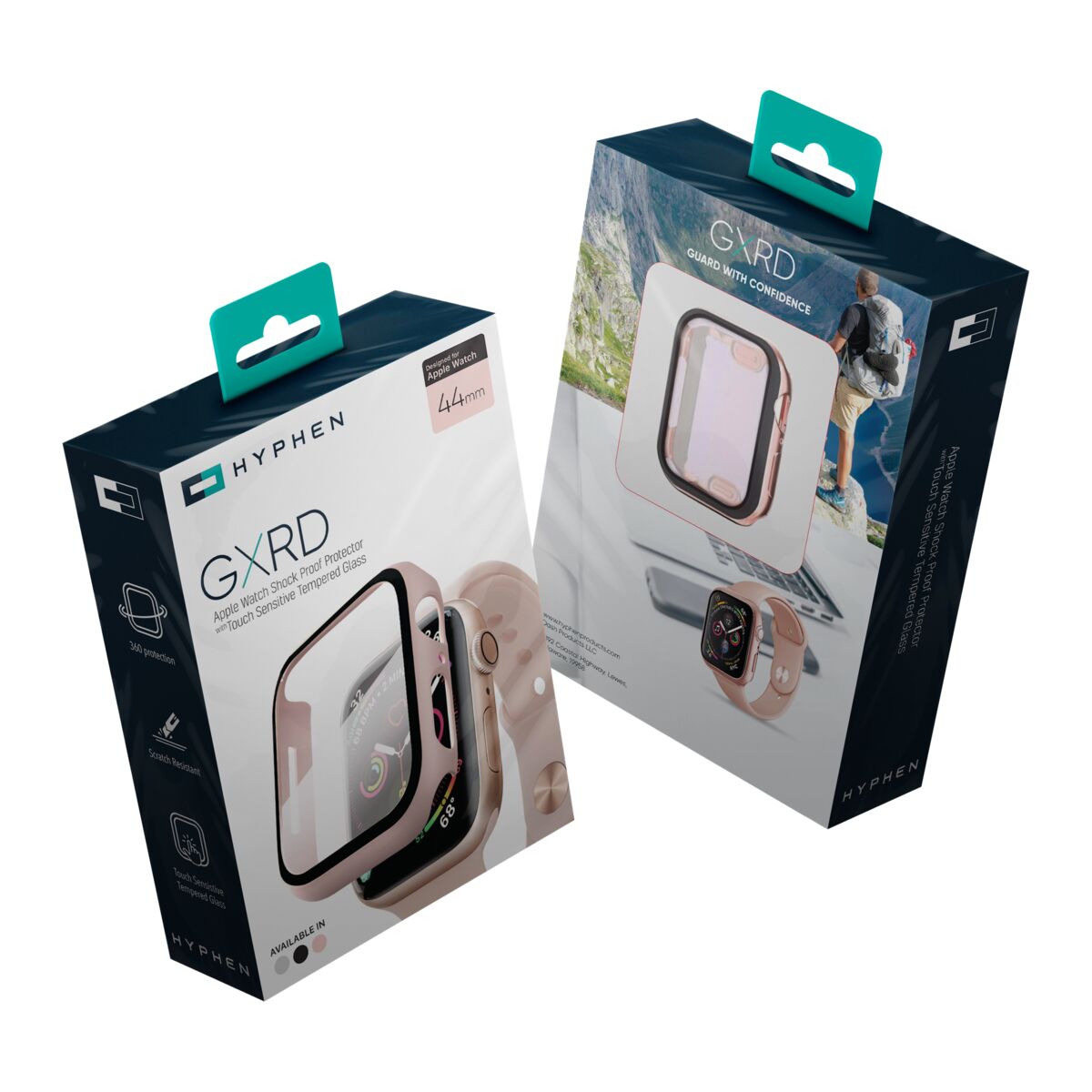 TEMPERED GLASS - APPLE WATCH 44MM R.GOLD | Smart Watches | Digital | Technology | Household 